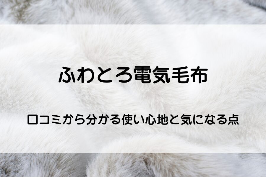 ふわふわ毛布