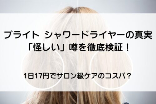 金髪の女性の後ろ姿。髪の半分がボサボサ